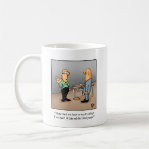 Caneca De Café Engraçado Segurança Humor Mug