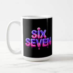 Caneca De Café Engraçado Seis Sete 67 Meme Gen Alpha Legal Estilo