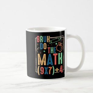 Caneca De Café Engraçado Seis Sete Humor de Professor Bruh Faça a