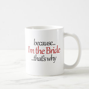 Caneca De Café Engraçado ser noiva é humor de bridezilla.