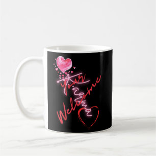Caneca De Café Engraçado Seu Bem-Vindo Karma Tee