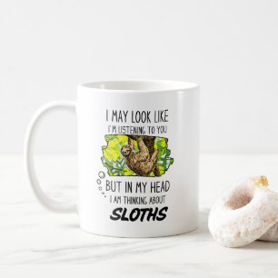 Caneca De Café Engraçado Sloth Lover Mug