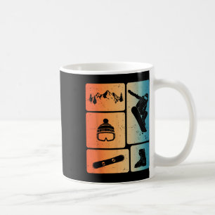 Caneca De Café Engraçado Snowboard Lover Snowboarder Esportes de