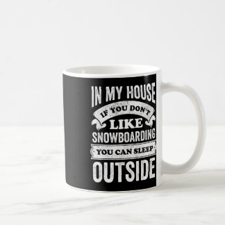 Caneca De Café Engraçado Snowboard Snowboarder Piada Hob