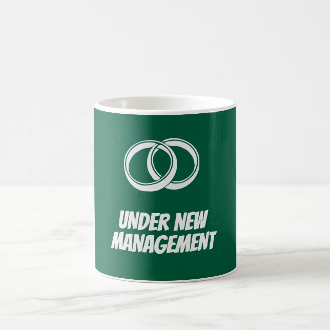 Caneca De Café Engraçado sob Nova Administração | Casamento & Mat (Centro)