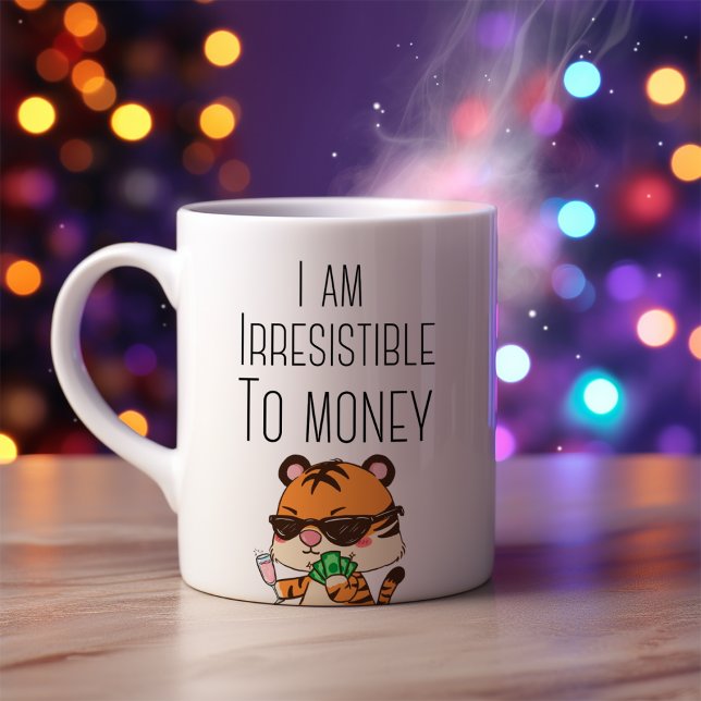 Caneca De Café Engraçado, sou Irresistível ao Money Coffee Mug (Criador carregado)