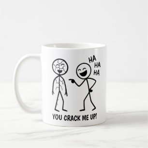 Caneca De Café Engraçado Stickman