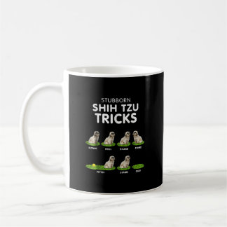 Caneca De Café Engraçado Stubborn Shih Tzu Trick/ Dog Lover