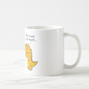 Caneca De Café engraçado-T-Rex-pequeno-braço-desenhos animados