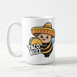 Caneca De Café Engraçado Taco Buzz Bumble Bee