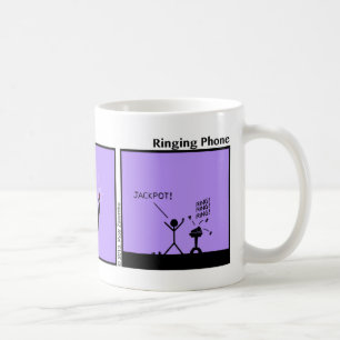 Caneca De Café Engraçado Tocando Pau-Pau - 101