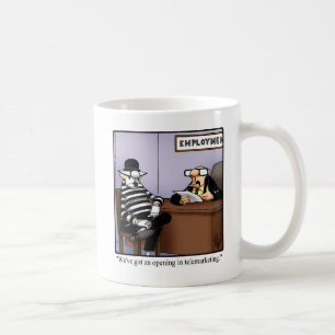 Caneca De Café Engraçado Trabalho Humor Mug