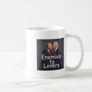 Caneca De Café Engraçado Trump E Biden Beising