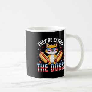 Caneca De Café Engraçado Trump Eles Estão Comendo Os Cães Os Gato