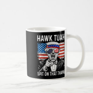 Caneca De Café Engraçado Trump Hawk Tuah - Cuspir Naquilo Meme
