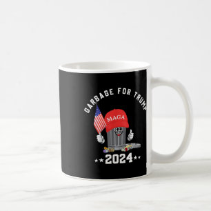 Caneca De Café Engraçado Trump Mega Garbage Can Personagem de des