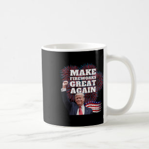 Caneca De Café Engraçado Trump Torna O Excelente Do Fireworks Nov