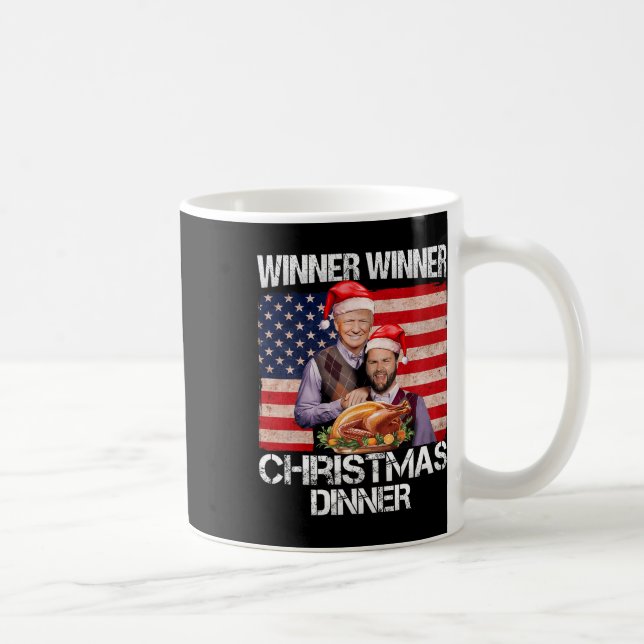 Caneca De Café Engraçado Trump Vance Vencedor do Janto de Natal S (Direita)