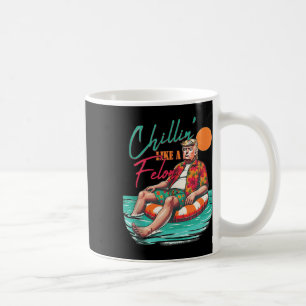 Caneca De Café Engraçado Tumulto Como Um Tanque Felon Summer 2024