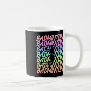 Caneca De Café Engraçado Vintage Badminton Shuttle Badminton Play