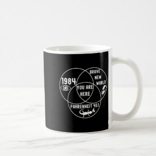 Caneca De Café Engraçado Você Estar Aqui Diagrama Venn Dystopian 