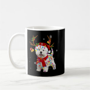 Caneca De Café Engraçado Westie Christmas Tee Reindeer Christmas 