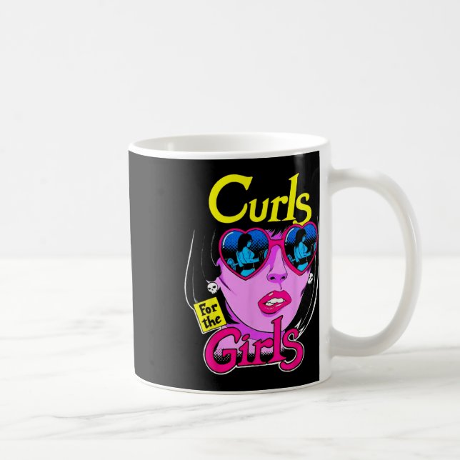 Caneca De Café Engraçados Curls Para Raparigas Gym Pesando Bodybu (Direita)
