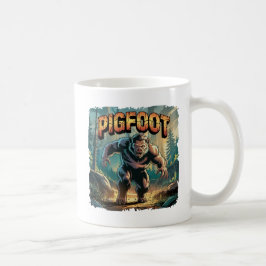 Caneca De Café Engrenagem à Ilustração do Pigfoot