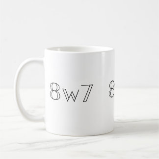 Caneca De Café Enneagram 8w7 Mug