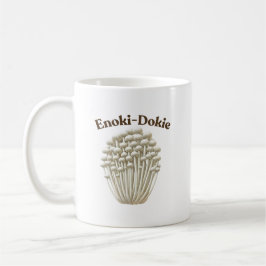 Caneca De Café Enoki-Dokie Mushroom Mug