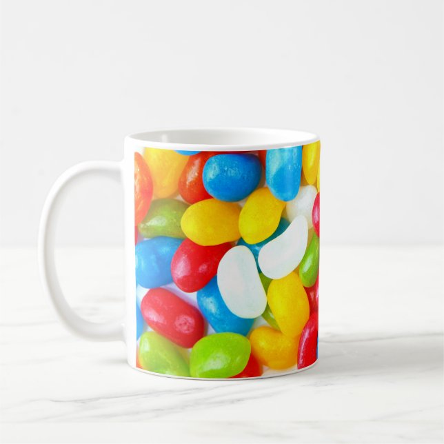Caneca De Café Enorme Monte de Feijões Doces (Esquerda)