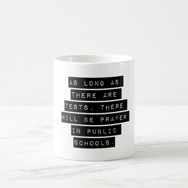 Caneca De Café Enquanto Existirem Testes (Centro)