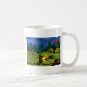 Caneca De Café Enquanto isso @ Boot Camp Camisetas Engraçadas Car