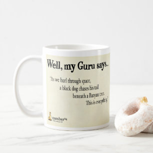Caneca De Café Enquanto nós arremessamos através do espaço, um
