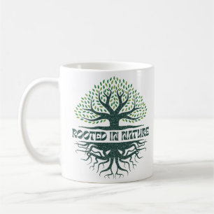 Caneca De Café Enraizado na Natureza – Eco Design Árvore da Vida
