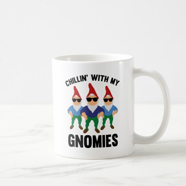 Caneca De Café Enrolando Com Meus Gnomos (Direita)