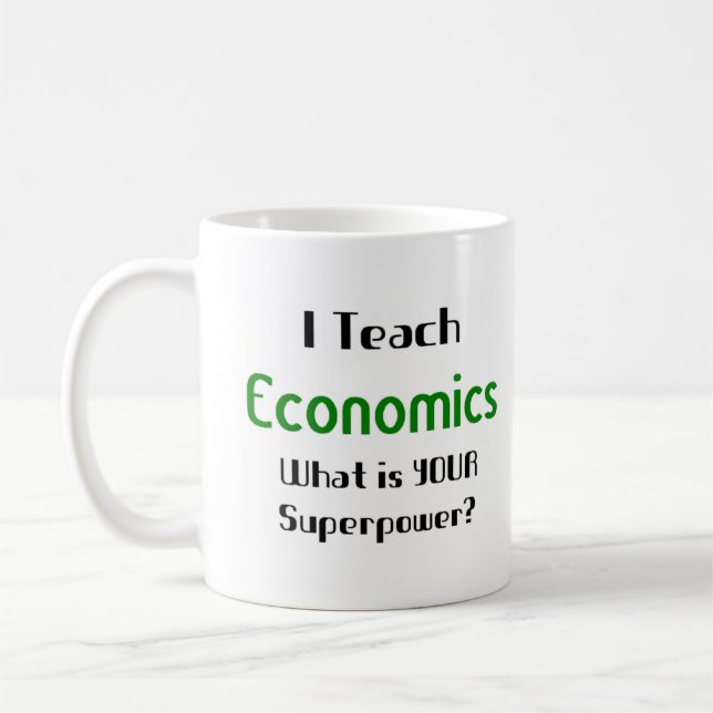 Caneca De Café ensina economia (Esquerda)