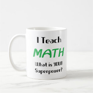 Caneca De Café ensinamento de matemática
