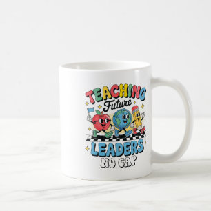 Caneca De Café Ensinando Futuros Líderes Sem Limites Groovy De Vo