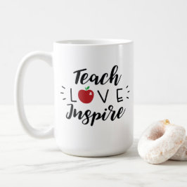 Caneca De Café Ensinar Amor Inspire Café Mug