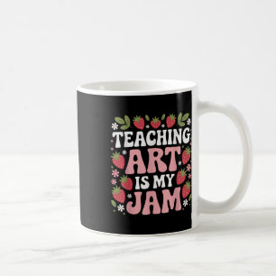 Caneca De Café Ensinar Arte é Minha Paixão Retro Engraçado Profes