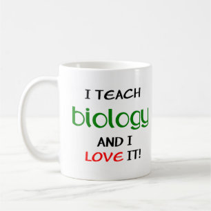 Caneca De Café ensinar biologia e adorar