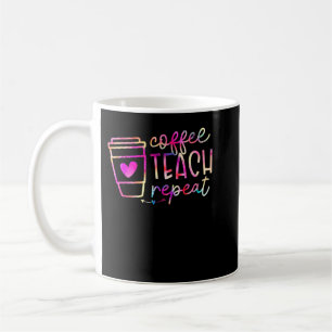 Caneca De Café Ensinar Café Repetir Café de Apreciação do Profess