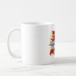 Caneca de Café Ensinar é Meu Superpoder Herói