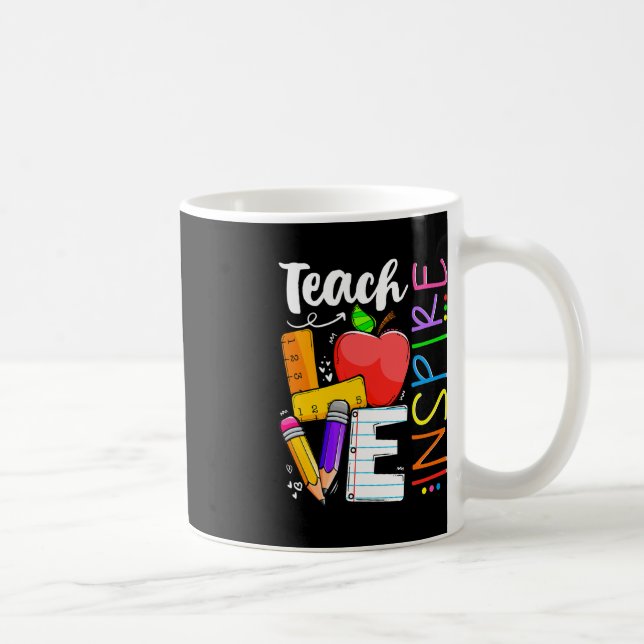 Caneca De Café Ensinar Ensino Bonito E Inspirar Homens Professore (Direita)