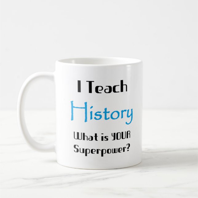 Caneca De Café ensinar história (Esquerda)