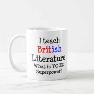 Caneca De Café ensinar literatura britânica