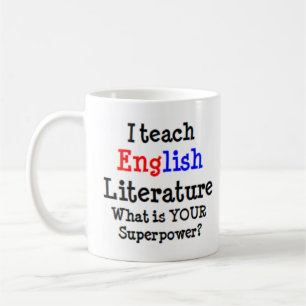 Caneca De Café ensinar literatura inglesa