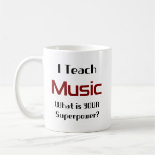 Caneca De Café Ensine a música