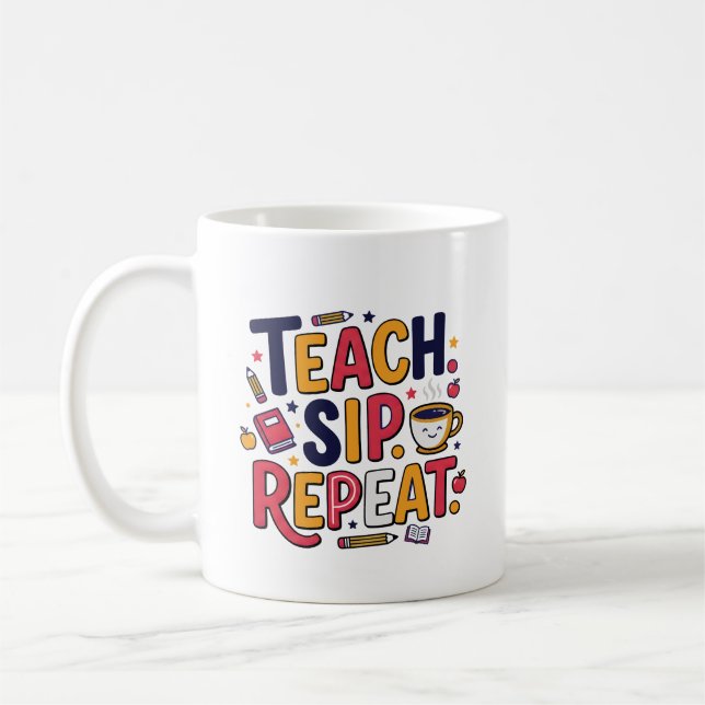 CANECA DE CAFÉ ENSINE. BEBE. REPITA (Esquerda)